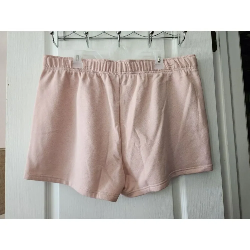 The North Face Half Dome Fleece Shorts Pockets Pink Moss Womens Size‎ XXL